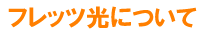 フレッツ光について